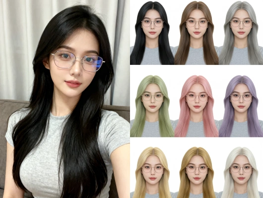 Try Different Hair Color Filters