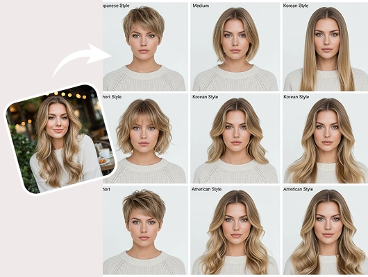 Try Different Hairstyle Filters
